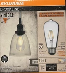 Sylvania Brookline Bell Ceiling Mount Led Light Matte Black 75512. Fixed Price $18.00.