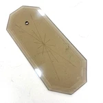 Brown Glass Chandelier Replacement Panels Star Burst Octagon Beveled Vtg Mcm. Fixed Price $14.99.
