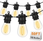 Waterproof Hanging Outside Lights For Yard Garden Porch Deck With 1 Spare Bulb. Fixed Price $27.60.