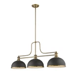 Z-lite Melange Light Chandelier, Brass/bronze/brass 725-3HBR-D12BRZ-HBR. Fixed Price $841.50.