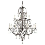 Feiss F1938/8+4MBZ Chateau Collection 12 Light Two Tier Chandelier. Fixed Price $200.00.