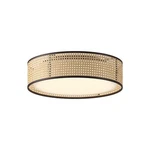 Alora Mood Lyla 16" Led Flush, Rattan/white Acrylic, FM479016RB-5CCT. Fixed Price $394.00.