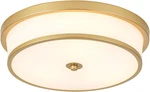 Elegant 16" Gold Flush Mount Ceiling Light For Living Bedroom, Kitchen. Fixed Price $138.99.