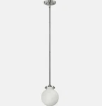 Hinkley Congress 3133CM Incandescent 1-LIGHT 7" Chrome Mini-pendant. Fixed Price $52.15.
