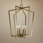 Kichler Abbotswell 24 3/4" Natural Brass 6-LIGHT Modern Foyer Pendant. Fixed Price $507.99.