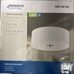 Progress Lighting P350126-009-30DI Inspire Led Ceiling Light, Nickel, 13" Flush. Fixed Price $30.00.