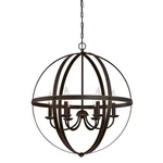 Westinghouse 6328200 Bronze Stella Mira 6-LIGHT 24"W Wrought Iron Chandelier. Fixed Price $150.00.