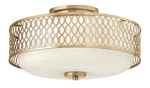 Fredrick Ramond FR35601 Gold Jules 3-LIGHT 8"W Semi Flush Drum Ceiling Fixture. Fixed Price $267.33.