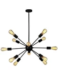 Vinluz Sputnik Chandelier Black -12 Lights Modern Farmhouse Lighting. Fixed Price $89.95.