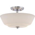 Nuvo Lighting 60/5806 Willow Semi-flush Mount Polished Nickel. Fixed Price $124.99.