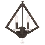 Livex Lighting Diamond Wall Sconces, Bronze 50662-07. Fixed Price $229.90.
