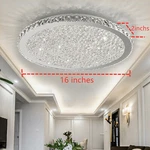 Modern Crystal Led Ceiling Light Fixture Pendant Lamp Flush Mount Chandelier 30W. Fixed Price $48.97.