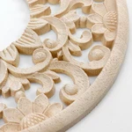 Antrader Ceiling Medallion,wood Cover Home Lighting Medallions. Fixed Price $18.74.