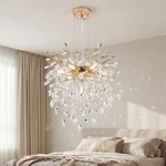 18'' Modern Crystal Chandelier Luxury Gold Tree Pendant 7 Light Kitchen Fixture. Fixed Price $145.99.