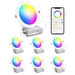 Smart Recessed Lighting Inch Rgbcw Pack, Work With ALEXA-6PACK. Fixed Price $74.76.