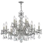 Crystorama Lighting Group 4379-CL-MWP Maria Theresa 12 30"W Chrome. Fixed Price $660.30.