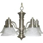 Maxim Lighting Newburg 5-LIGHT Chandelier Satin Nickel 20325MRSN. Fixed Price $114.99.