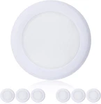 6PACK Dimmable Led Surface Mount Downlight, 15W 1000LM Low Profile Ceiling. Fixed Price $50.95.