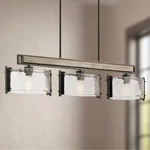 Kichler Aberdeen 42 1/2" Bronze Rustic Kitchen Island Light Chandelier. Fixed Price $664.99.
