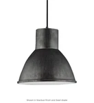Generation Lighting 15 Wide Pendant Industrial Rustic Farm House Steel. Fixed Price $28.97.