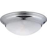 Progress Lighting Flush Mount Fixture Chrome Alabaster Glass P3688-15. Fixed Price $14.99.