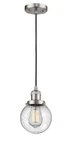 Innovations 201C-SN-G204-6 Light Mini Pendant, Brushed Satin Nickel. Fixed Price $158.40.