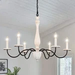 Ylchytdzsw French Country Chandelier, 6 Lights Rustic Farmhouse Fo.... Fixed Price $136.27.