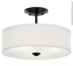 Kichler 43675OZ Shailene Semi-flush Mount In Olde Bronze. Fixed Price $84.99.