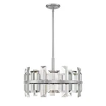 Fredrick Ramond 6 Light Odette Chandelier, Polished Nickel - FR39214PNI. Fixed Price $1529.15.