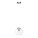 Z-lite Parsons Light 94" Pendant, Black/brushed Nickel, Clear 477P10-MB-BN. Fixed Price $84.99.