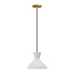 Alora Mood Betty Light 10" Pendant, Aged Gold/opal/matte - PD473710AGOP. Fixed Price $228.00.