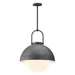 Alora Mood Harper Light 16" Pendant, Steel/opal Matte/opal - PD507216SLOP. Fixed Price $342.40.