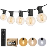 Bosceos 200FT Led String Lights G40 Globe Dimmable Remote 100 Bulbs. Fixed Price $154.99.