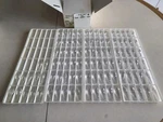 102PC Swarovski Strass 8611 Crystal Chandelier Prisms 50MM Faceted Drops Nos. Fixed Price $450.00.