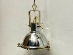 Classic Nautical Pendant Hanging Light, Brass & Aluminum Lamp, Retro Home Decor. Fixed Price $230.00.