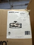 Nuvo Lansing 3 Light Semi Flush. Fixed Price $65.00.