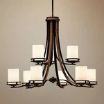Kichler Hendrik 32 1/2" Wide Bronze 9-LIGHT 2-TIER Chandelier. Fixed Price $1274.97.