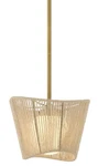 Minka Lavery 6573 Key Largo Light 10"W Mini Pendant - Brass. Fixed Price $127.20.