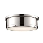 Kichler 52541 Serca 3 Light 18"W Flush Mount Drum Ceiling Fixture - Nickel. Fixed Price $275.99.