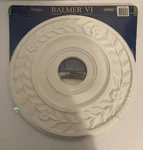Nip Balmer Vi "laurel" 16" White Molded Polyurethane Ceiling Medallion 3.5" Hole. Fixed Price $49.95.