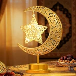 Lifnatty Moon Lamp With Hanging Star, Decorative Crescent Night Light Ba.... Fixed Price $49.37.