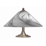 Toltec Light Semi-flush Mount, Brushed Nickel/onyx Swirl 121-BN-2169. Fixed Price $220.00.