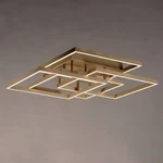 ET2 Traverse 31" Wide Champagne Geometric Modern Led Ceiling Light. Fixed Price $1298.00.