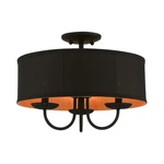 Livex Lighting 45129 Winchester 3 16"W Semi-flush Drum Black. Fixed Price $257.96.