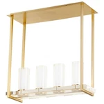 Cyan Design 4 Light Small Orion Pendant, Aged Brass - 9226. Fixed Price $1566.25.