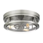 Ashley Harbour Annhurst 3-LIGHT 6.25-IN Brushed Nickel Incandescent Flush Mount. Fixed Price $139.99.