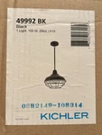 Kichler Pendant Light Model 49992 Bk Pier 1 Black * New In The Box. Fixed Price $35.00.