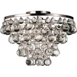 Robert Abbey Bling Flushmount 2 Light 17"W Semi-flush Nickel. Fixed Price $1507.20.