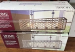 Home Decorators Wallace Manor 35 In. 4-LIGHT Gilded Pewter Linear Chandelier. Fixed Price $63.75.