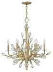 Medium Single Tier Chandelier By Fredrick Ramond FR46806CPG. Fixed Price $1500.00.
